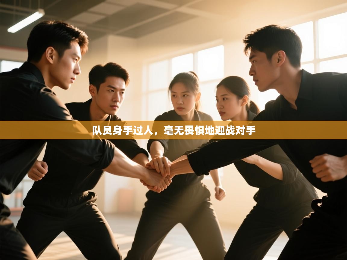 队员身手过人，毫无畏惧地迎战对手